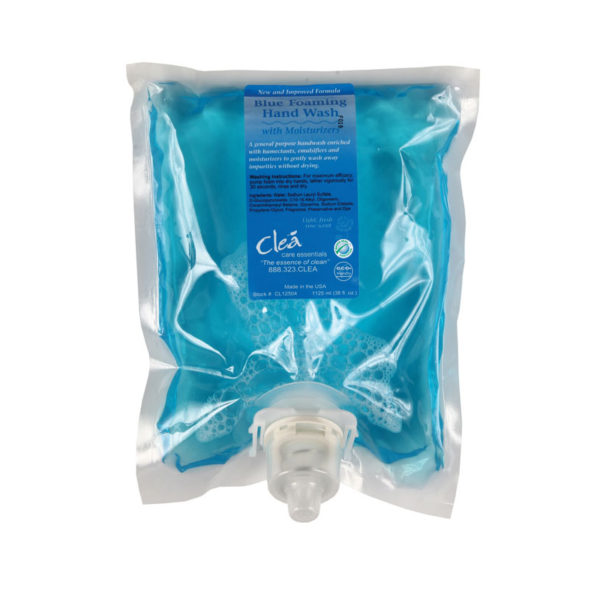 Green Seal Certified Moisturizing Blue Foam Soap