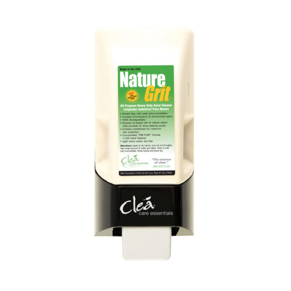 NatureGrit 2125ml Hand Cleaner Dispenser, Black
