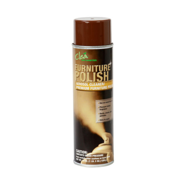 Cleá Clea Aerosol Premium Furniture Polish, 20oz, 12/cs