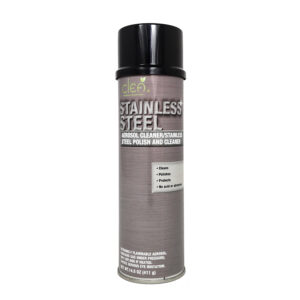 Cleá Aerosol Stainless Steel Polish & Cleaner, 20oz, 12/cs