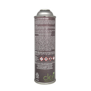 Cleá Aerosol Stainless Steel Polish & Cleaner, 20oz, 12/cs - Image 3