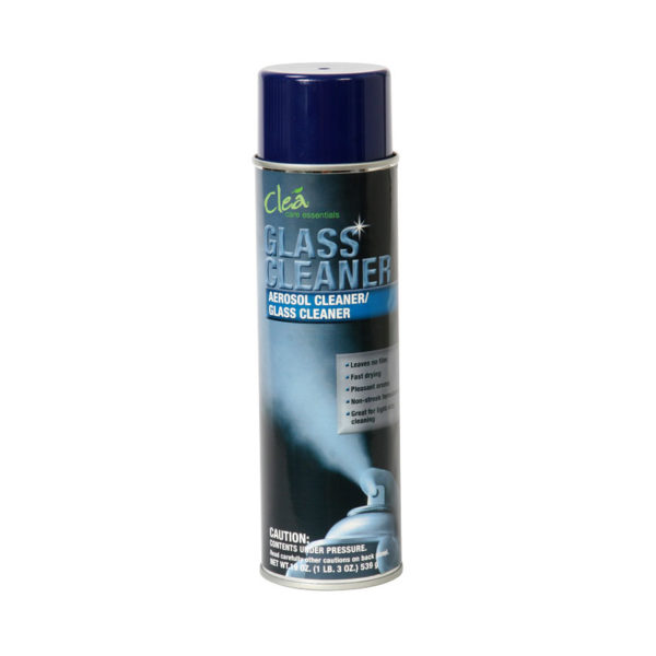 Cleá Aerosol Glass Cleaner, 20oz, 12/cs