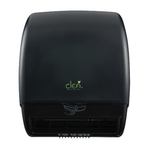 Cleá “New Style” Electronic Hand Towel Dispenser, Black - Image 4