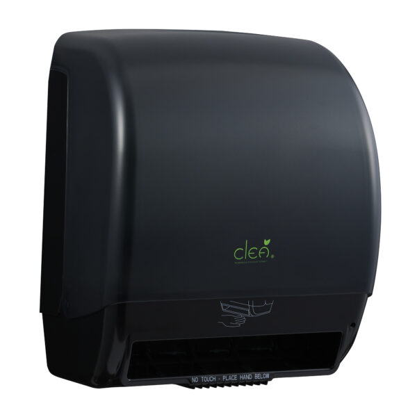 Cleá “New Style” Electronic Hand Towel Dispenser, Black