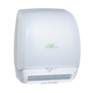 Cleá “New Style” Electronic Hand Towel Dispenser, White