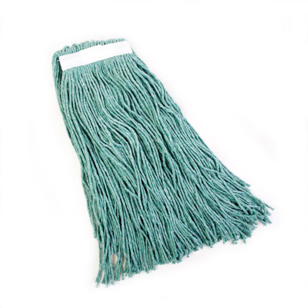 24oz Green Polyester Rayon Blend Mop 5″