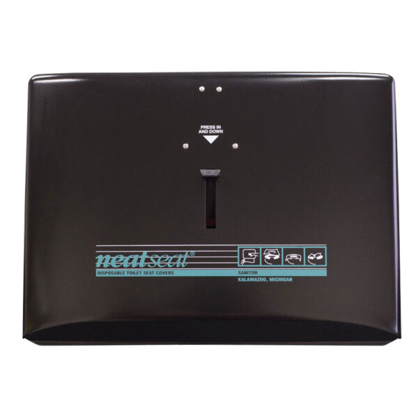 Cleá NeatSeat Toilet Seat Cover Dispenser, Black